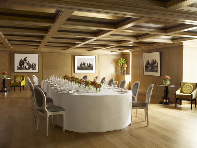 Elegant dining room at The Connaught, perfect for corporate events and intimate gatherings.