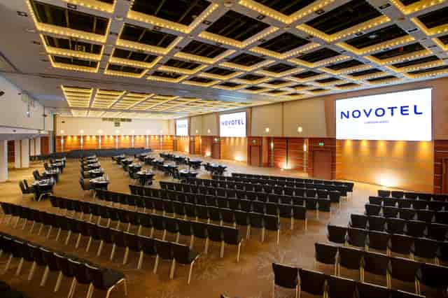 Champagne Suite at Novotel London West, modern conference room for corporate events.