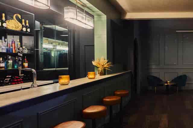Mood-lit Gallery bar in Balham for VIP receptions and networking events.