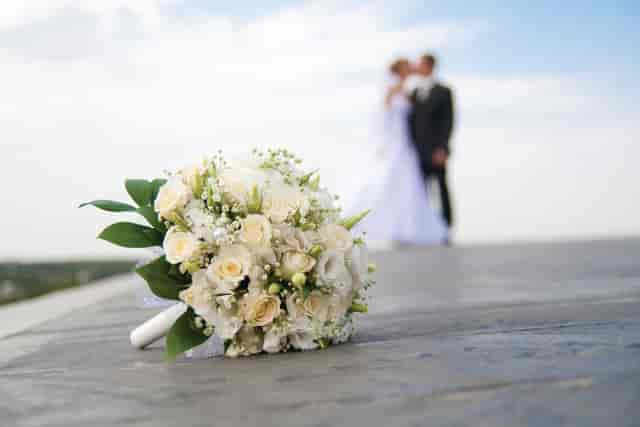 Wedding bouquet at Holiday Inn London, symbolizing romance and event planning.