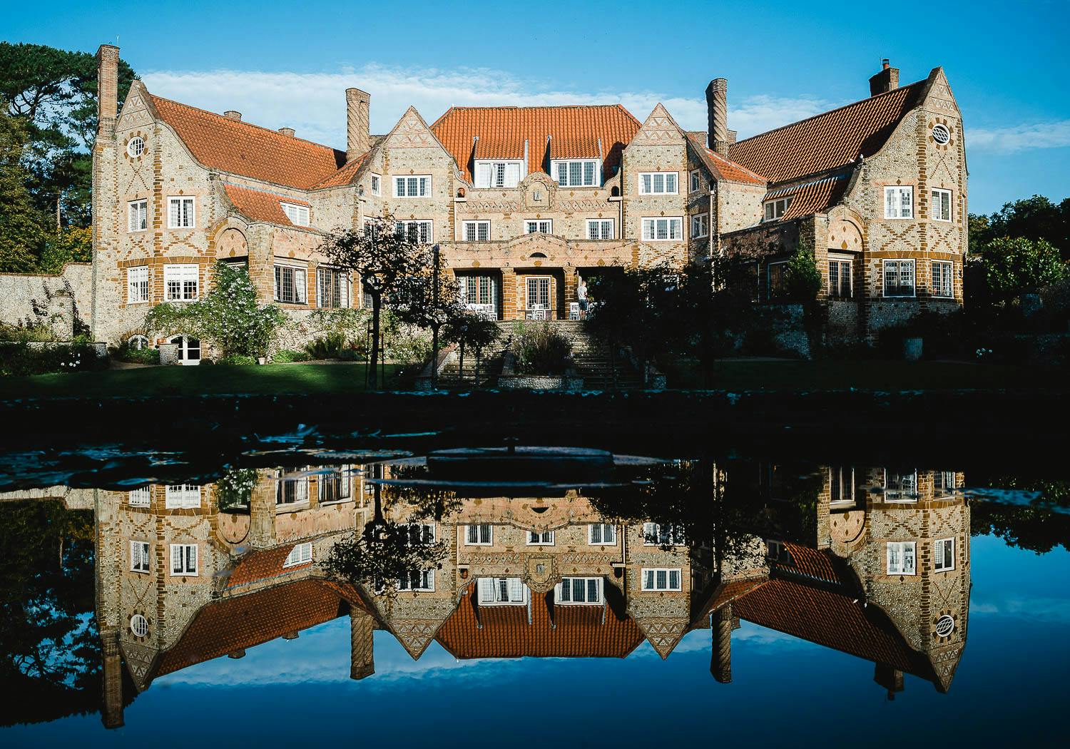 Historic Voewood house venue with elegant architecture for corporate events and retreats.