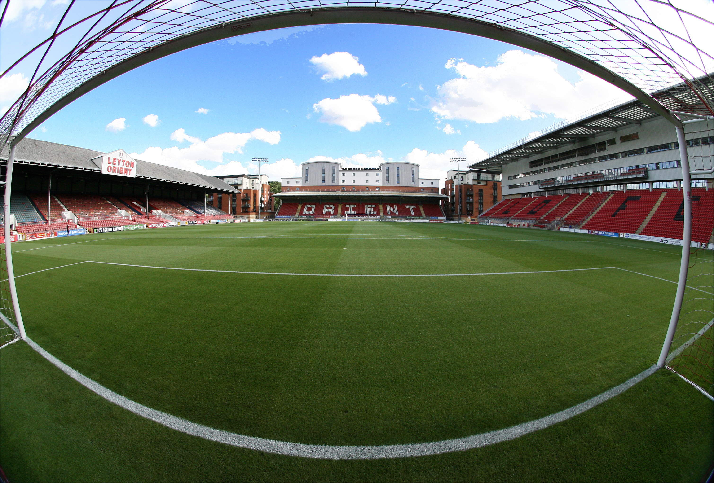 Leyton Orient Football Club Olympic Suite: Stadium view, ideal for corporate events and sports.
