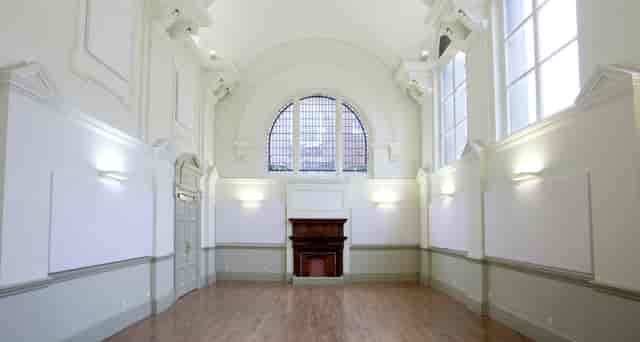 Large Committee Room at Shoreditch Town Hall, spacious venue for meetings and events.