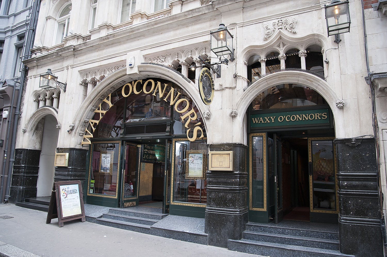Waxy O'Connor's venue with unique architecture, perfect for events and gatherings.