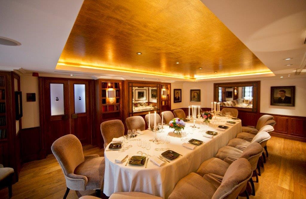 Elegant meeting room at St. James's Hotel, perfect for exclusive events and discussions.