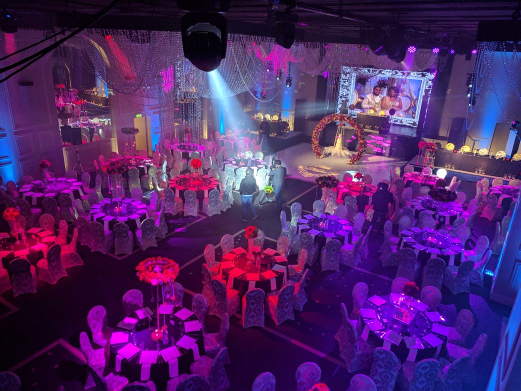 International Suite at Mercure Manchester, elegant tables for weddings and corporate events. - Banner