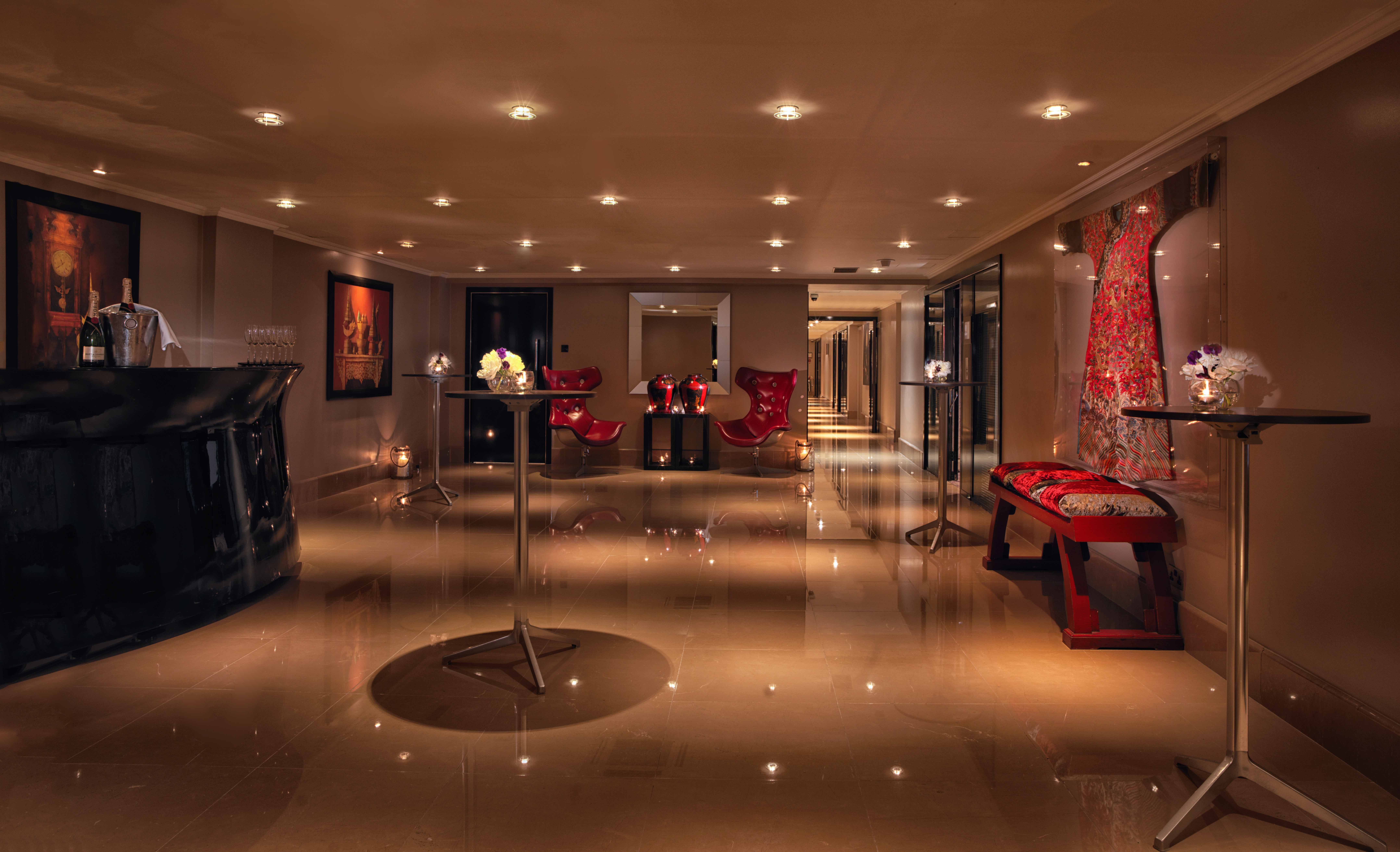 Private Suite 8 at The May Fair Hotel, elegant event space for upscale gatherings. - Banner