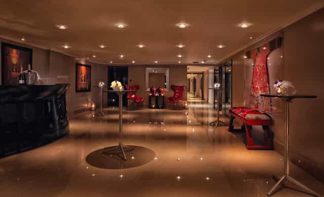 Private Suite 10 at The May Fair Hotel, elegant event space for upscale gatherings.