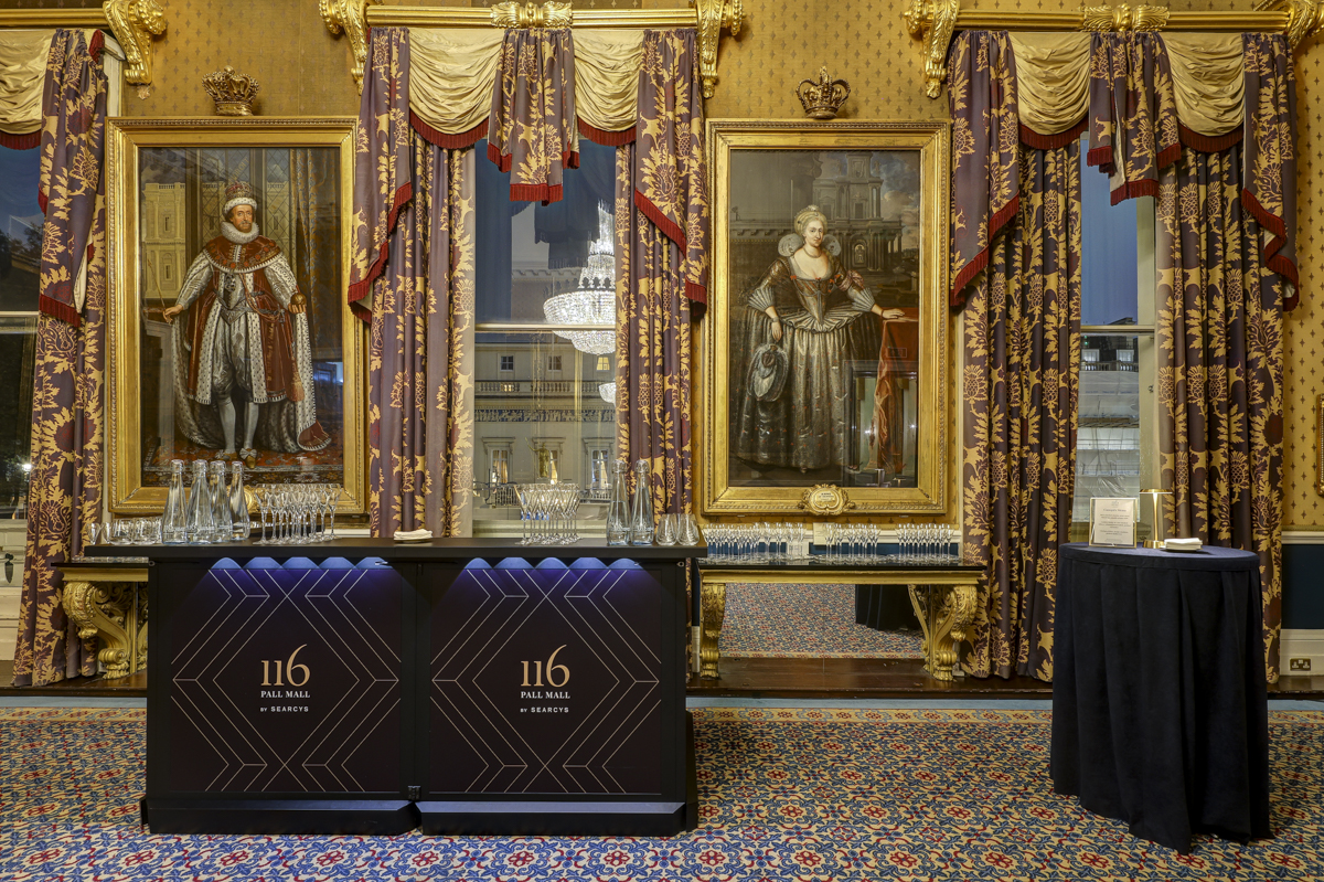 Elegant event space at Waterloo, 116 Pall Mall, perfect for formal gatherings and meetings. - Banner
