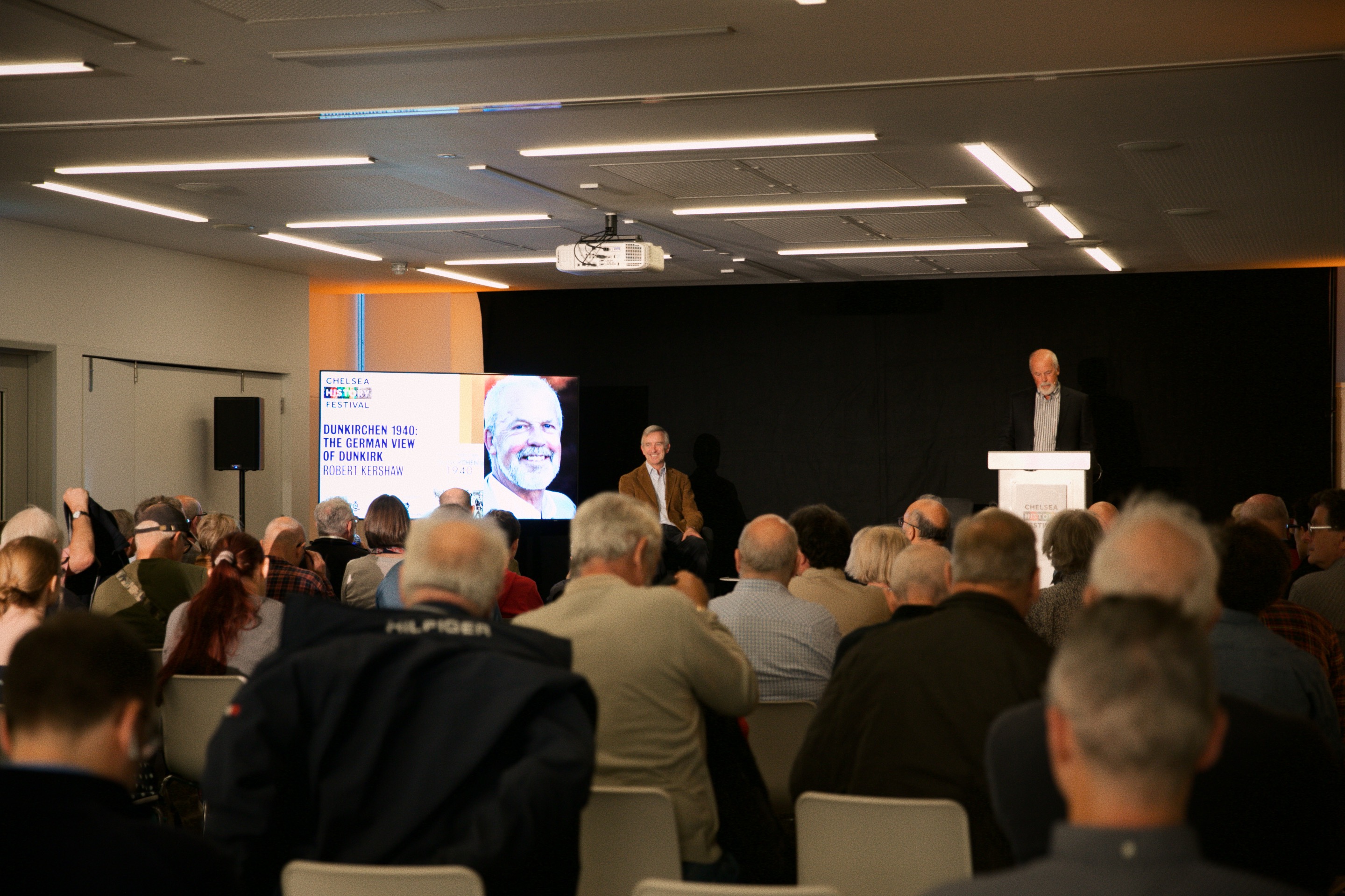 Foyle Centre event: speaker, screen, conference, keynote - Banner