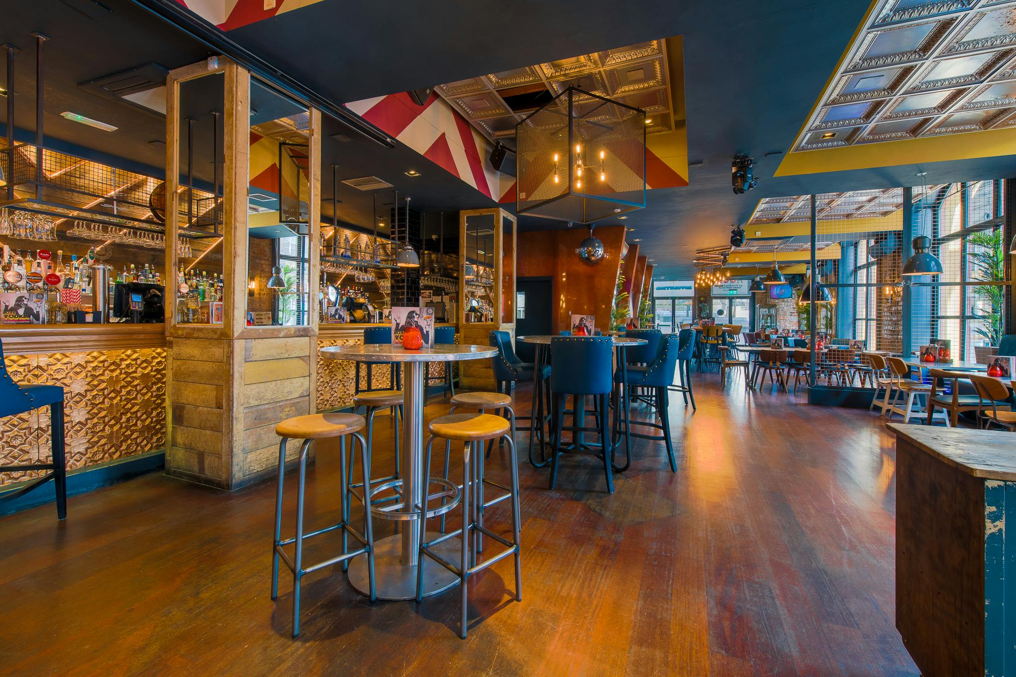 Vibrant venue hire in Revolution Leeds, ideal for meetings and social events.