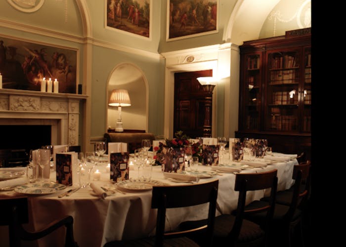 Elegant dining table setup at The Asylum, perfect for intimate gatherings and corporate events.