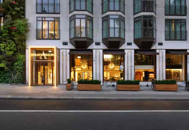 Hyde Park venue at The Athenaeum Hotel, modern design for upscale events and meetings.