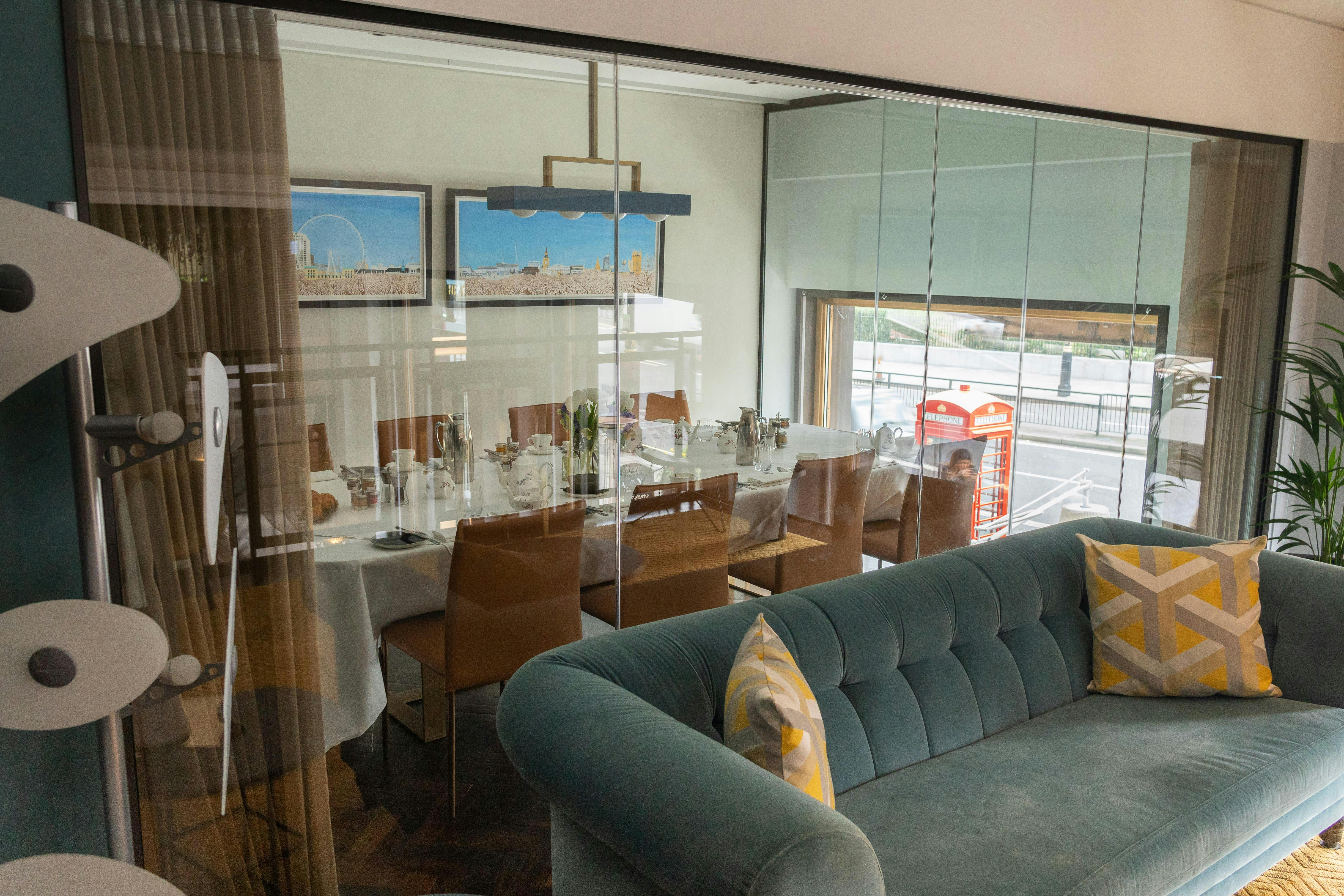 St James's meeting room at The Athenaeum Hotel with modern decor and natural light.