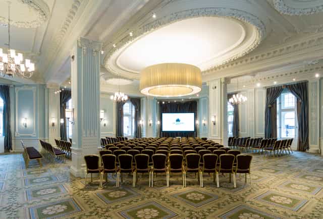 Elegant event space at The Trafford, Midland Hotel for conferences and meetings.