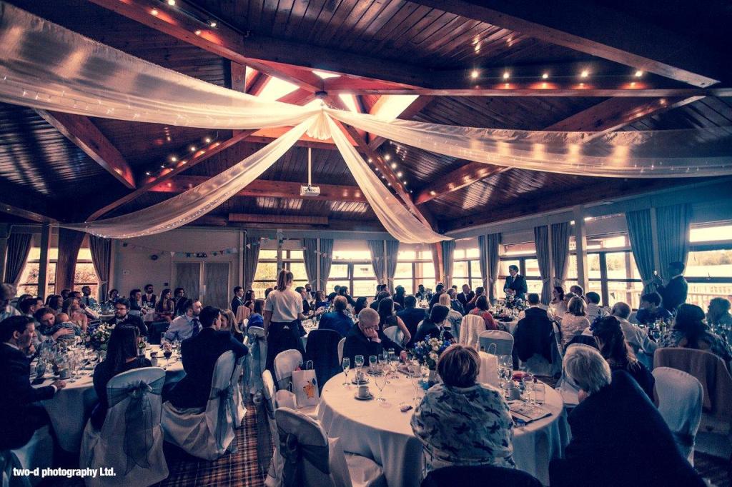 Elegant event space at Woburn Safari Lodge, perfect for weddings and corporate gatherings. - Banner