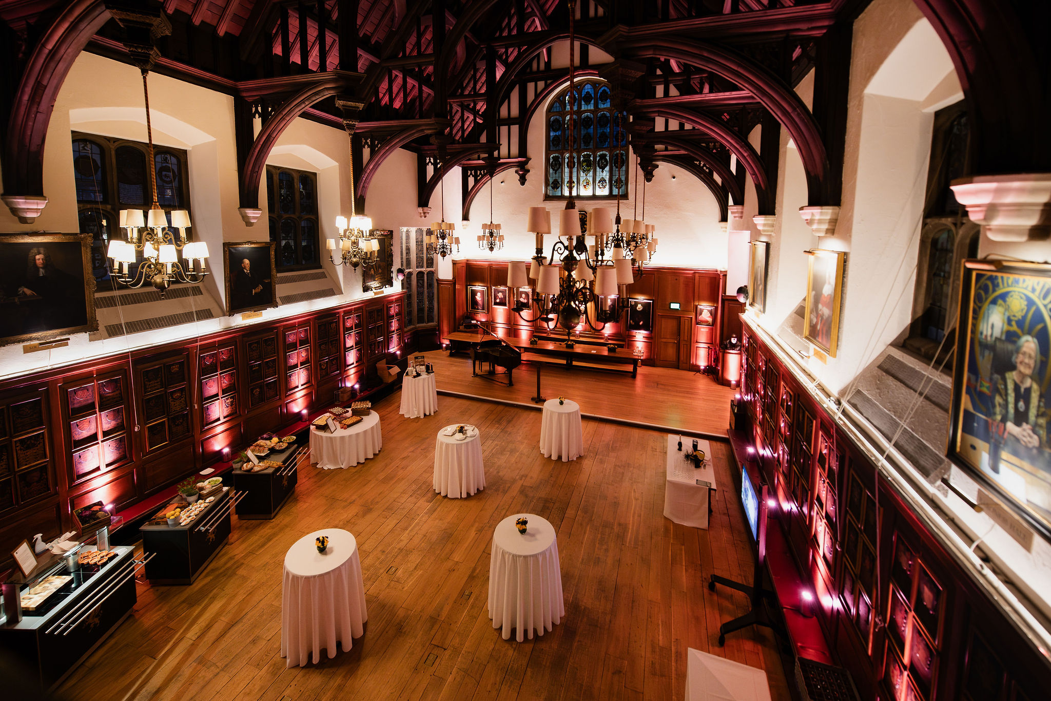 Historic Gray's Inn Hall, elegant gala, corporate event - Banner