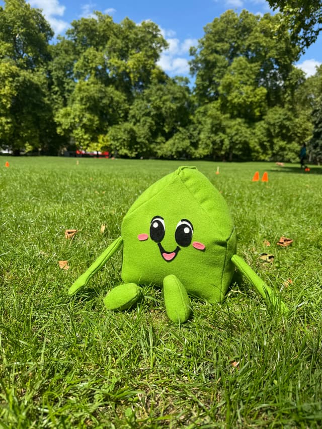 Mascot makes its sports day debut.
