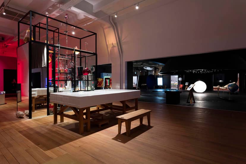 Wonderlab event space at The Science Museum with flexible seating for dynamic gatherings.