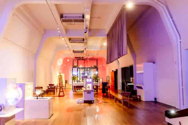 Wonderlab Science Museum event space, high ceilings, launch