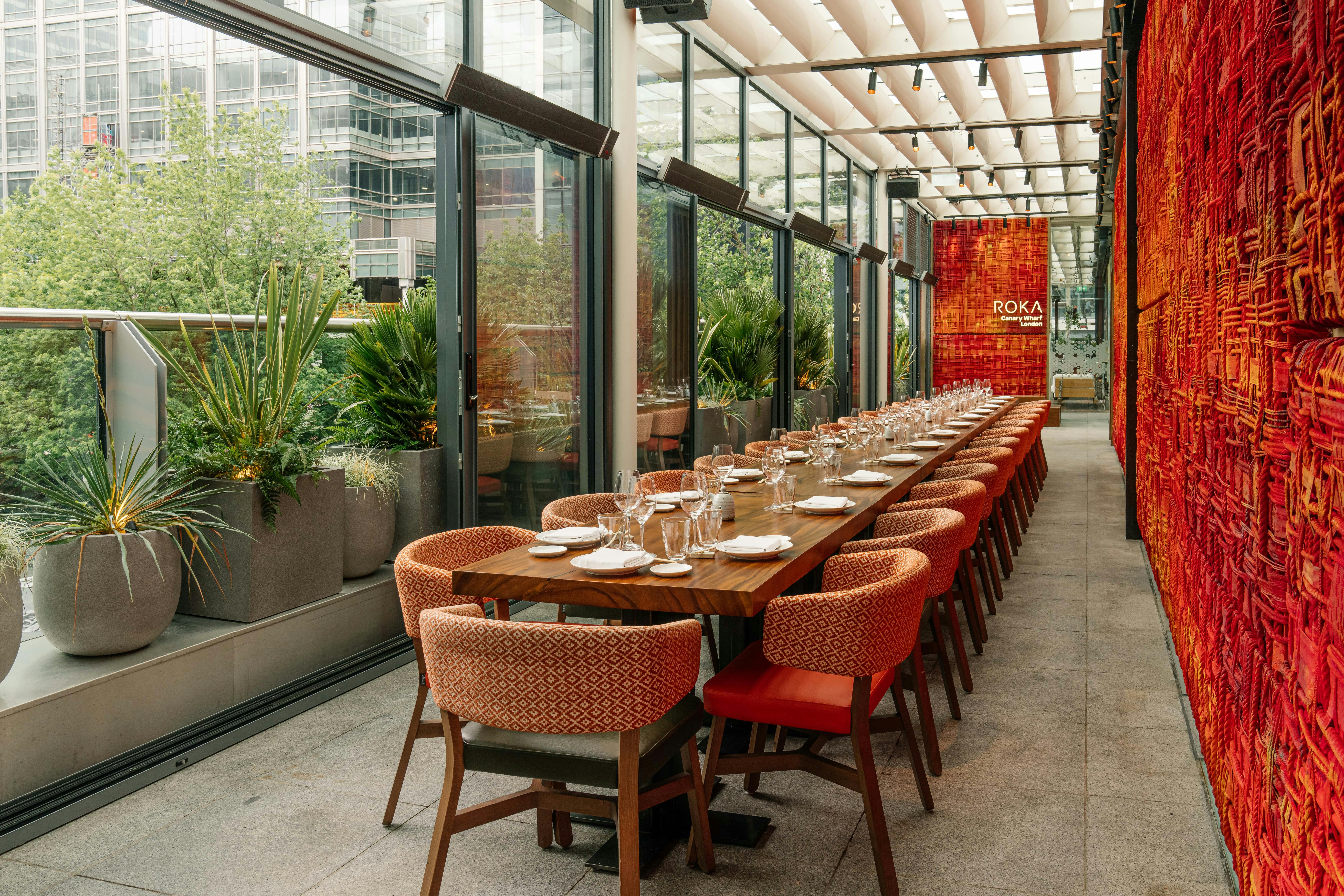ROKA Canary Wharf - Rooftop Terrace image 2