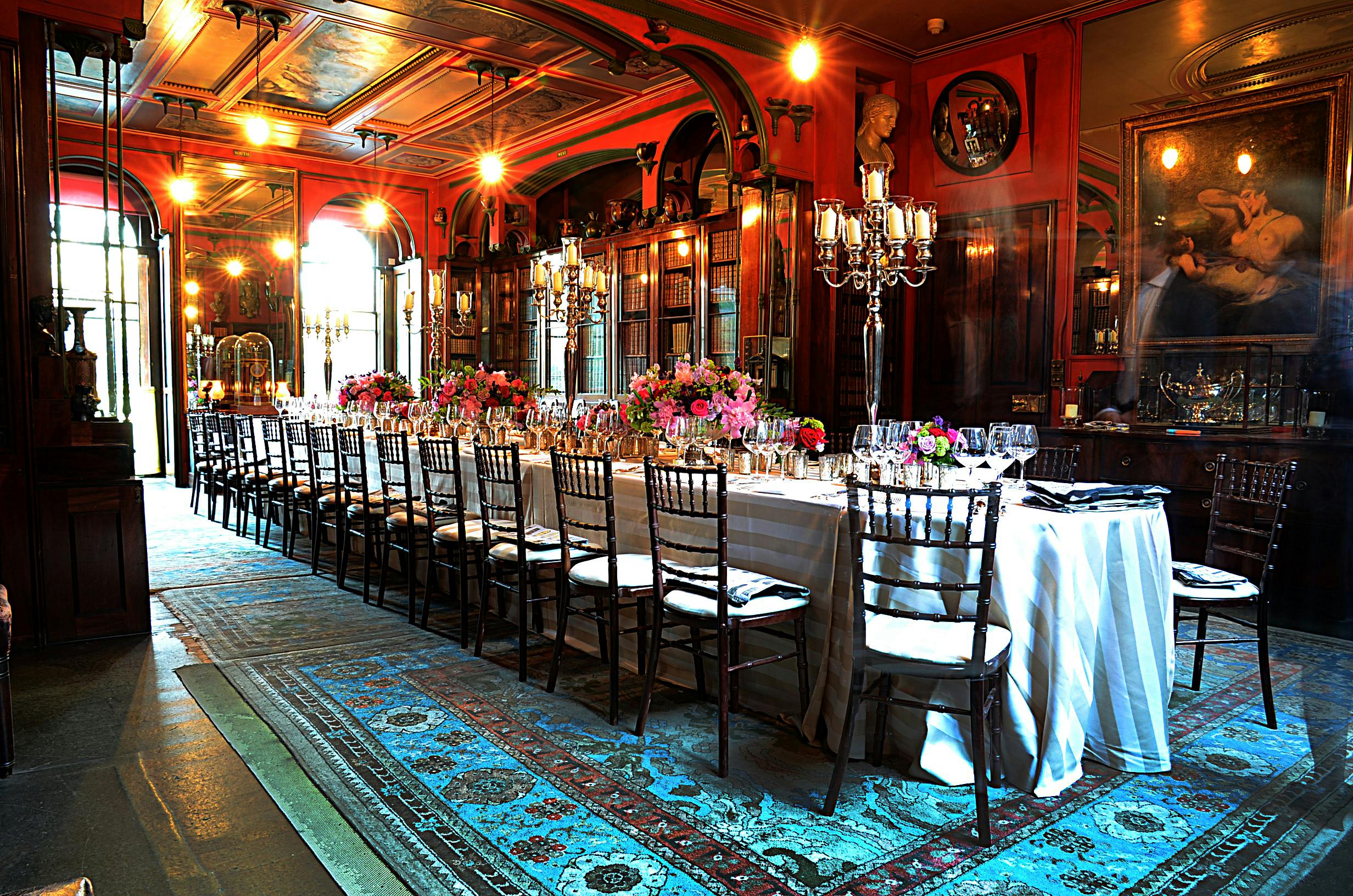 Elegant dining room at Sir John Soane's Museum, perfect for formal events and gatherings.