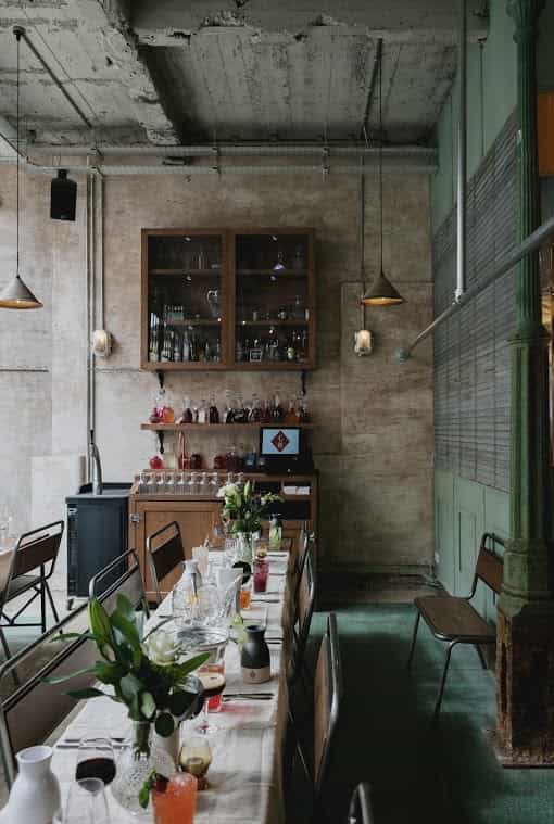 Stylish Bitters Bar in Canova Hall, ideal for intimate gatherings and corporate events.