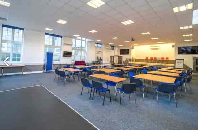 Main Hall in Professional Development Centre, versatile event space for workshops and meetings.