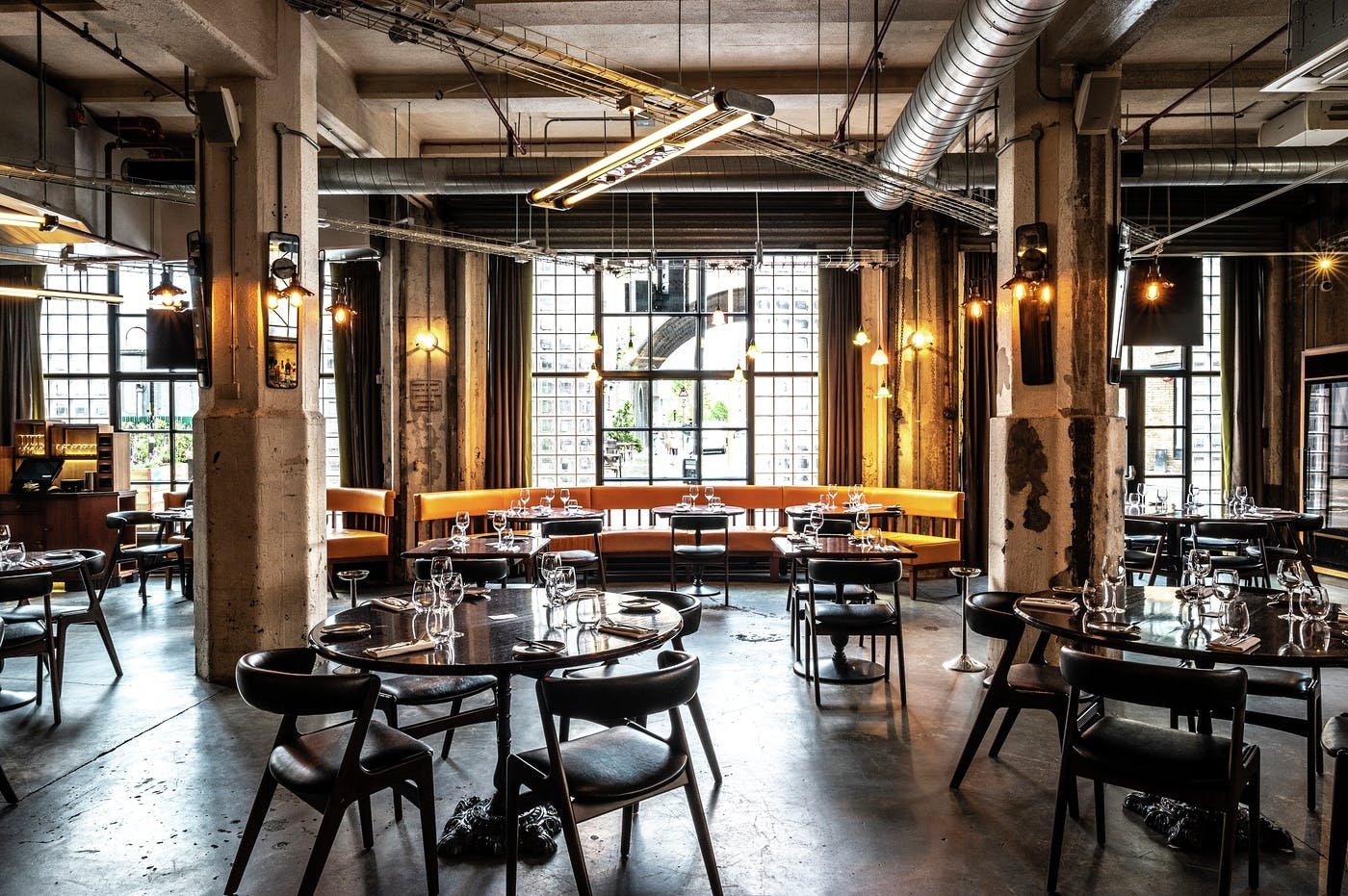 Exclusive Hire at Bread Street Kitchen, modern industrial venue for meetings and events.