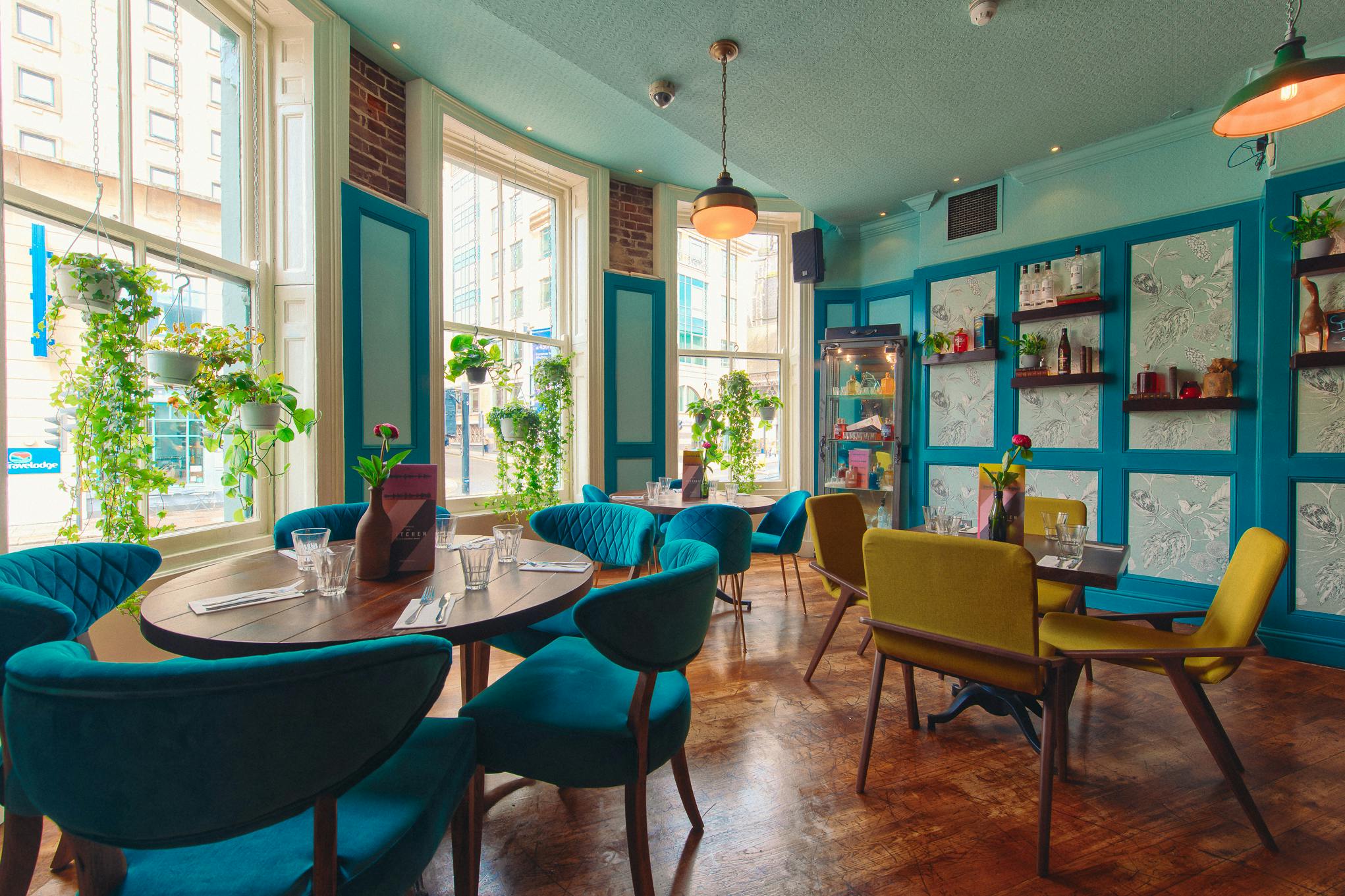 Vibrant Lounge Bar in Revolution Brighton, perfect for intimate events and networking.