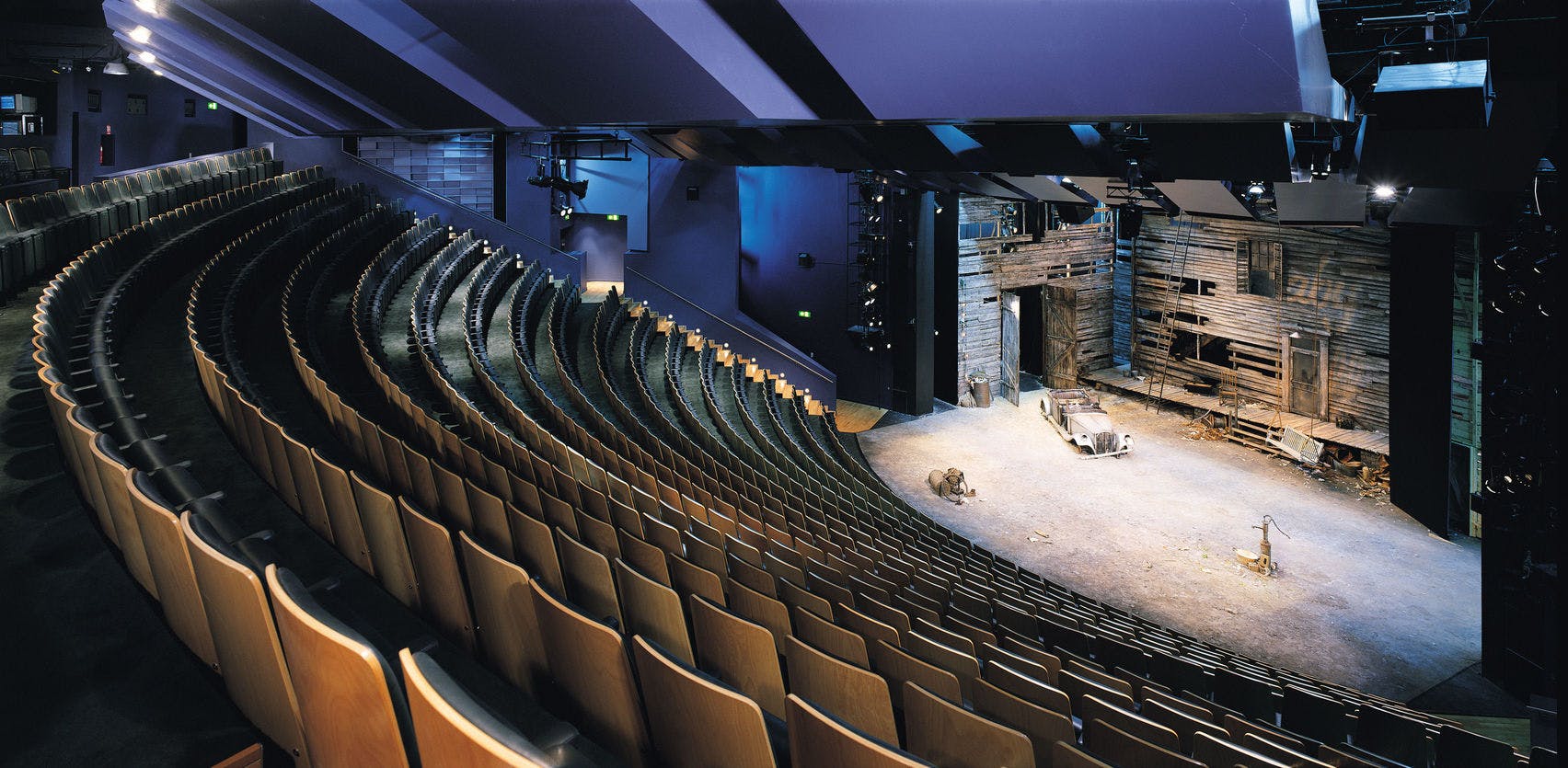 The House theater in Birmingham with tiered seating for events and performances.