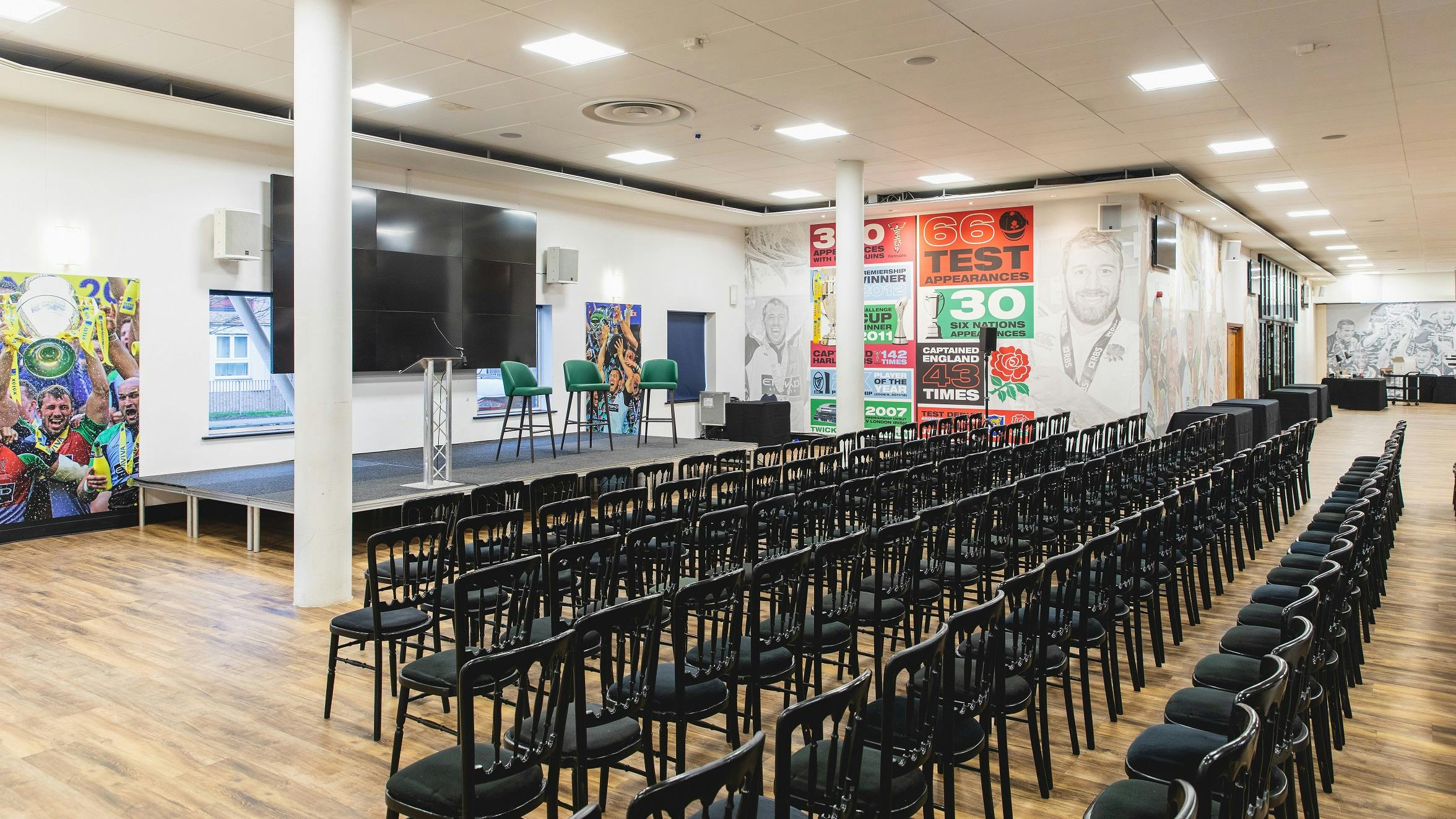 Chris Robshaw Bar at Twickenham Stoop Stadium, ready for corporate meetings and events.