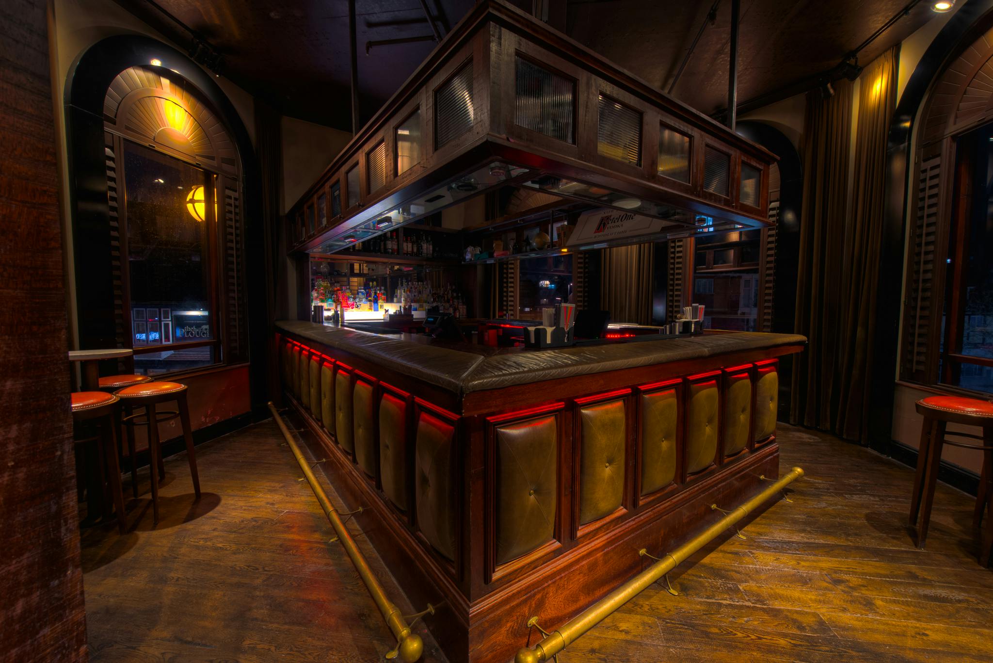 Stylish bar area in Revolution Ipswich, ideal for networking events and cocktail receptions.