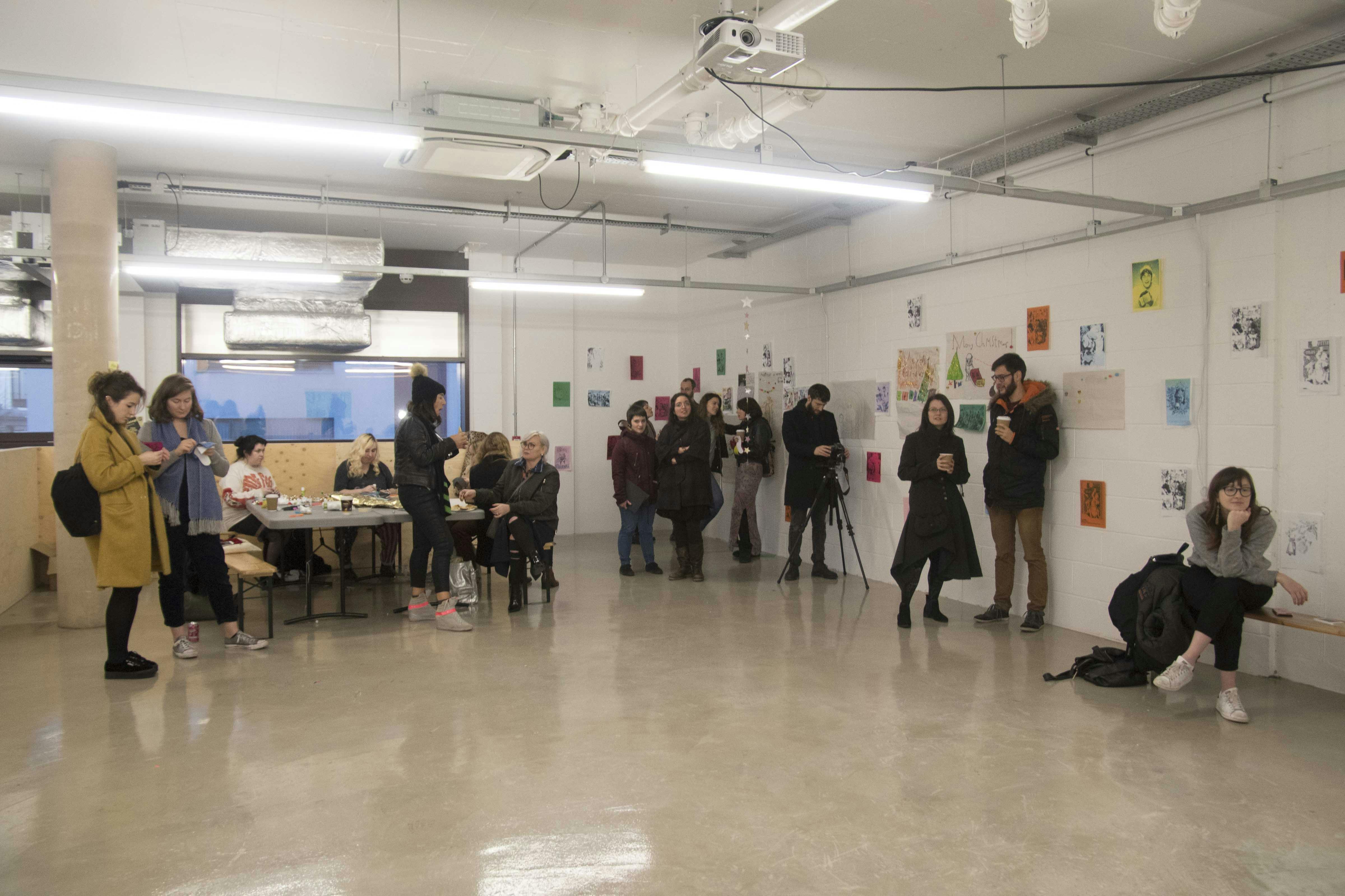 Dynamic event space at R.A.W Labs, ideal for networking and workshops.