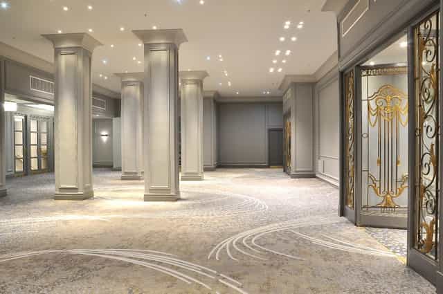 Elegant ballroom at JW Marriott Grosvenor House, ideal for upscale events and meetings.
