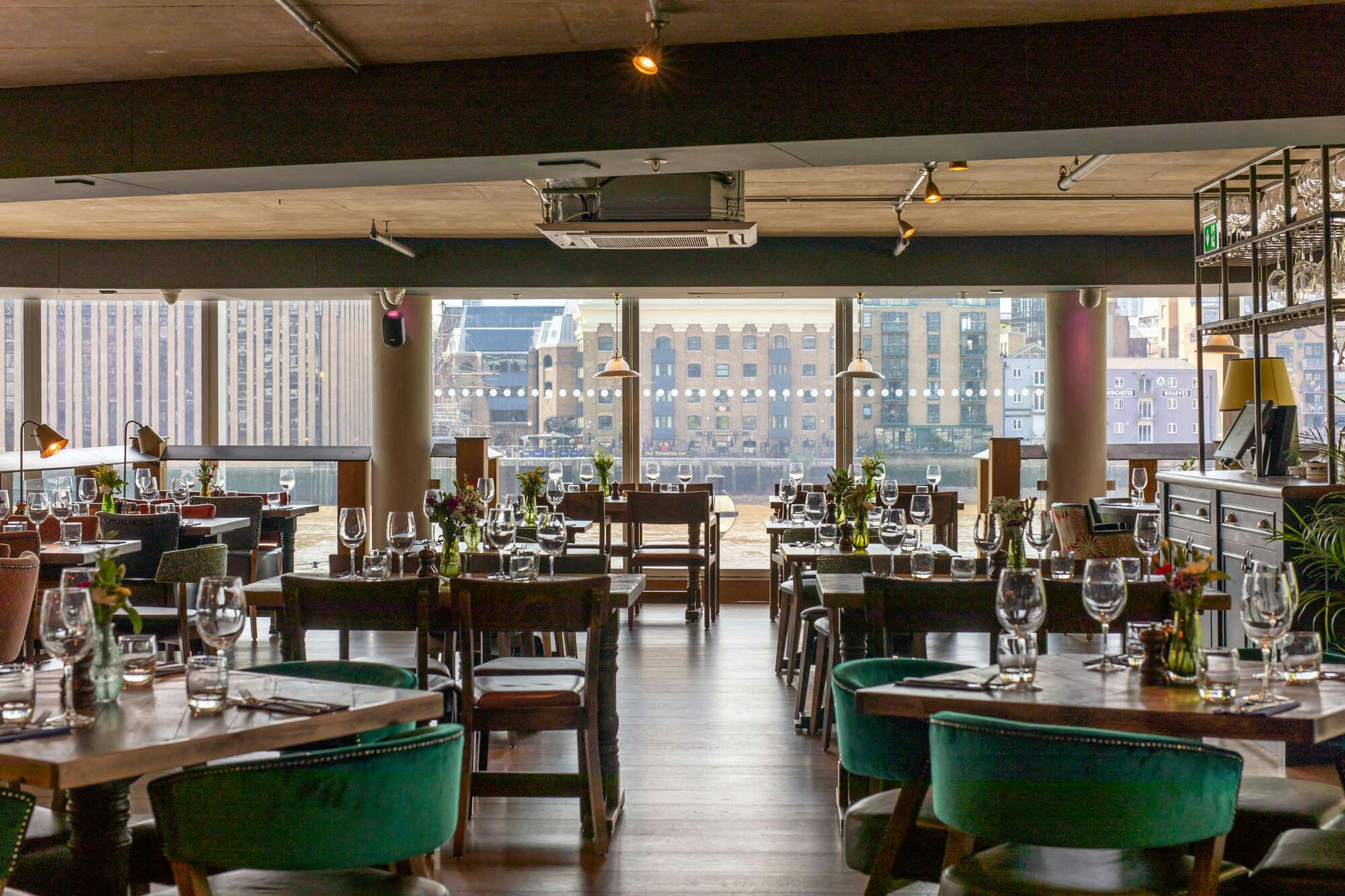 Rockefeller Lounge at The Oyster Shed: stylish restaurant for meetings and events.