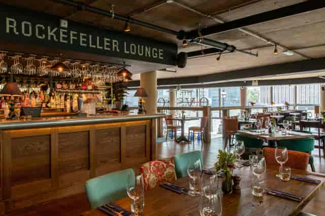 Rockefeller Lounge at The Oyster Shed: stylish venue for meetings and events.