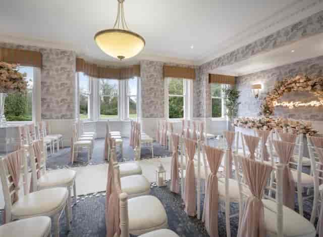 Garden Room at Delta Hotels: elegant event space for weddings and corporate gatherings.