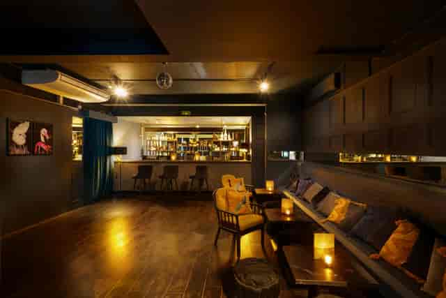Stylish venue with warm lighting for upscale events and gatherings in Balham.