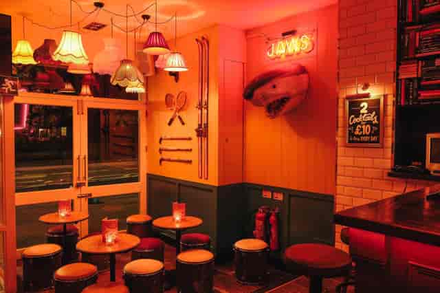 Vibrant venue hire in Simmons | Angel, ideal for casual gatherings and themed events.