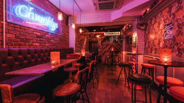 Vibrant venue hire in Simmons | Angel, ideal for casual gatherings and themed events.
