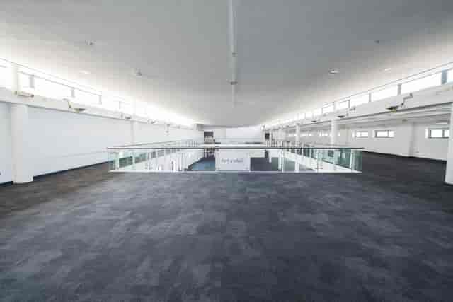 Spacious Gallery Hall in Business Design Centre, ideal for conferences and exhibitions.