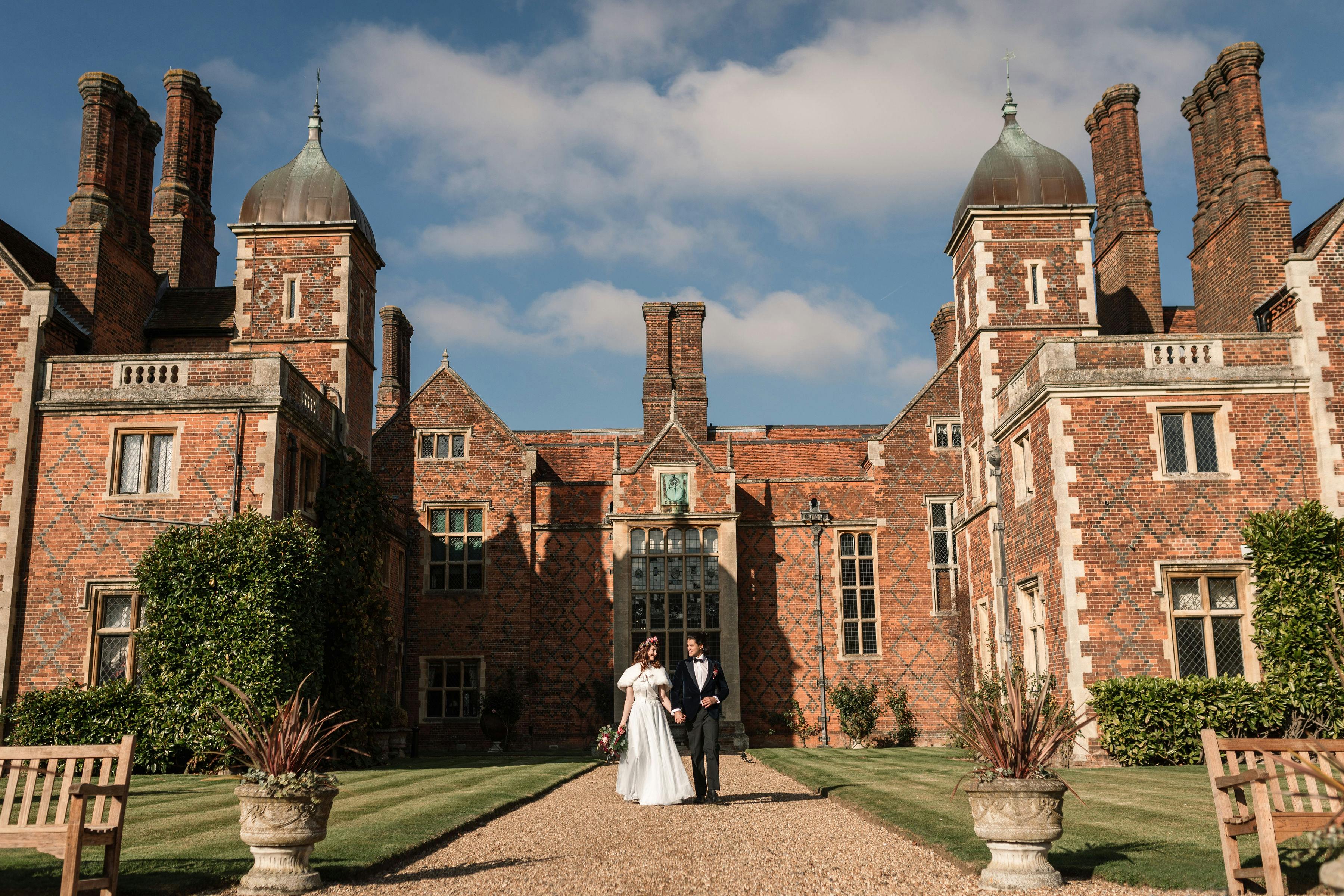 Historic Mansion House in North Mymms Park, ideal for weddings and upscale events.