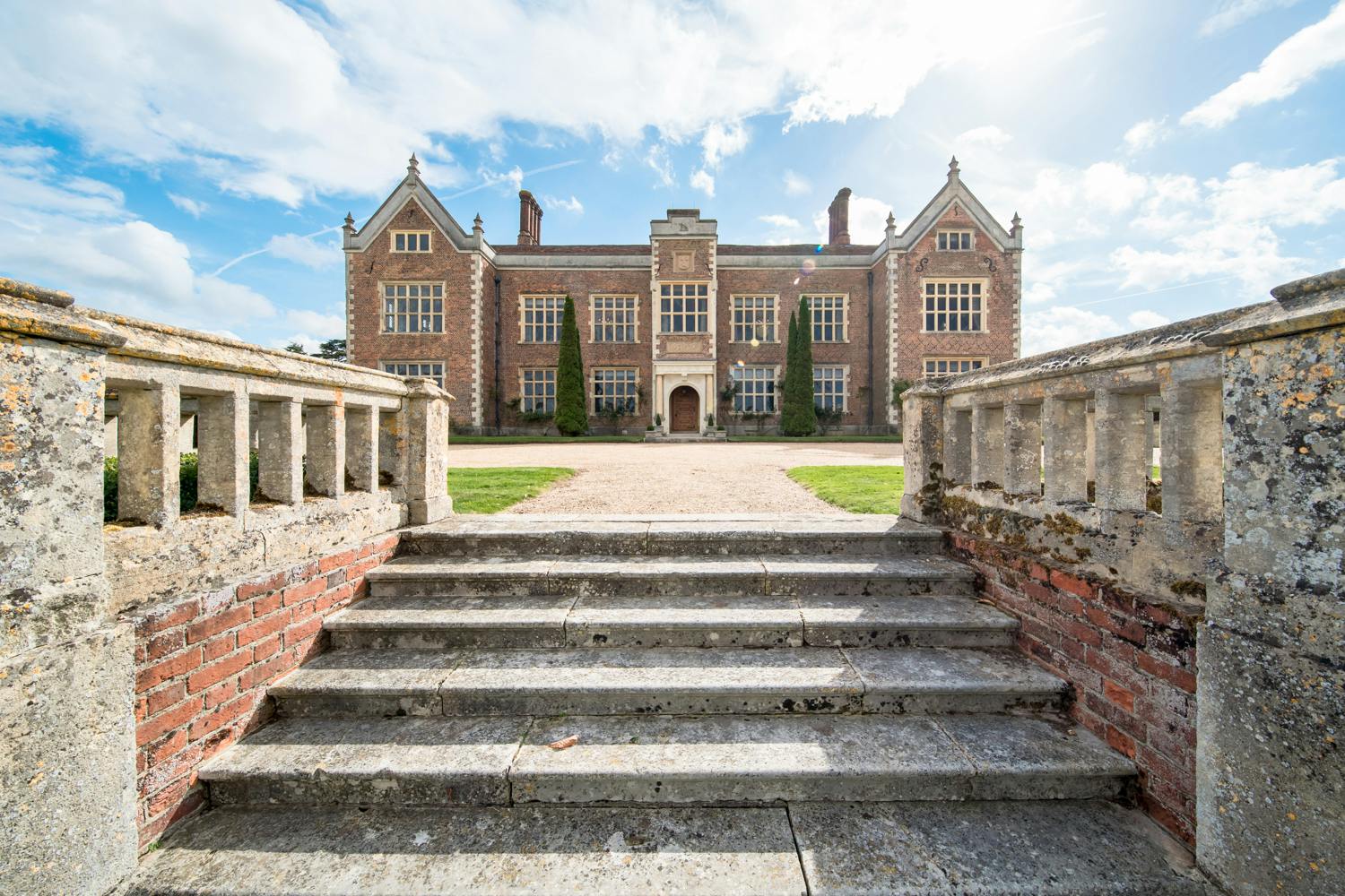 Historic Mansion House in North Mymms Park, ideal for upscale weddings and corporate events.