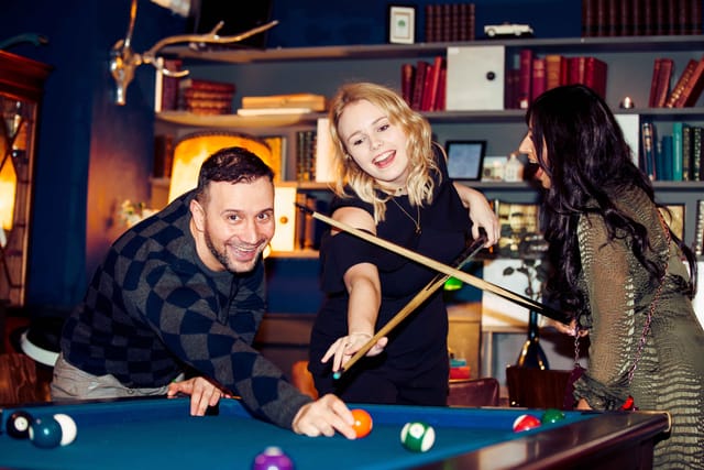 Vibrant social gathering at The Study, ideal for networking and team-building events.