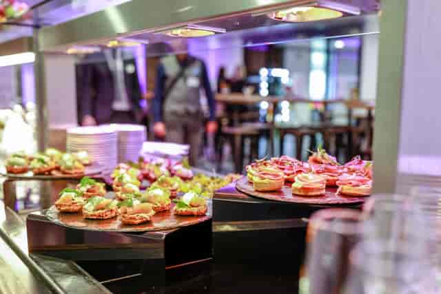 Corporate cocktail reception at Sugar Suite Docklands with professional catering and networking.