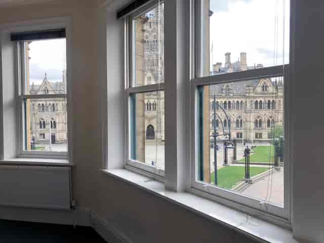 Whernside Boardroom: bright meeting space with historic views, perfect for events and networking.