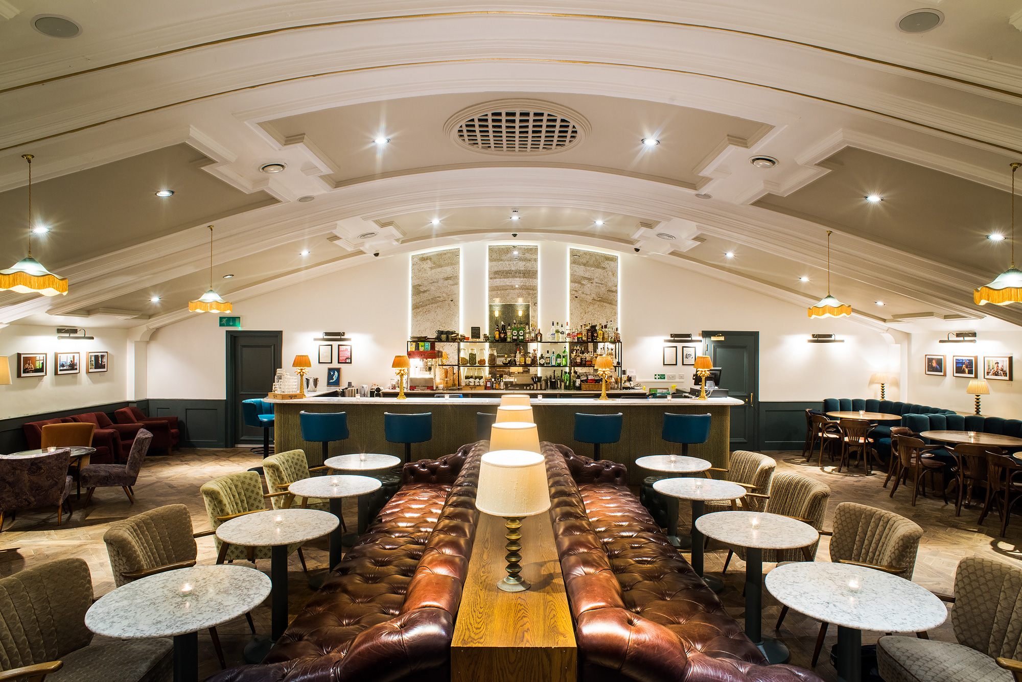 Elegant bar area in The Castle Cinema, perfect for meetings and events. - Banner
