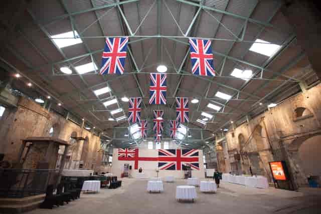 The Commissioner's House & Gardens venue with high ceilings for events in Historic Dockyard.