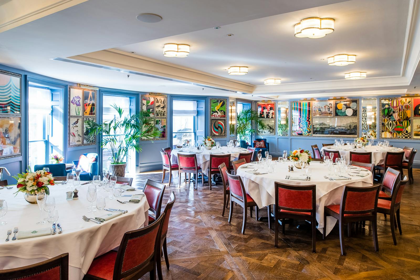 The Baldwin Room at The Ivy Bath Brasserie, elegant event space for meetings and gatherings.